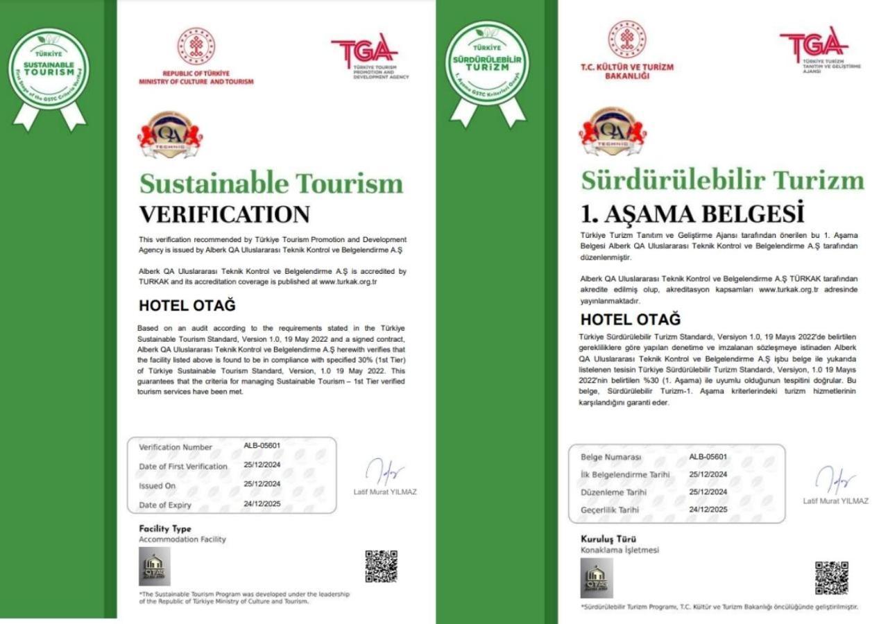 Hotel Otag Стамбул Экстерьер фото